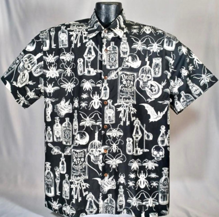 Black Magic Halloween Hawaiian Shirt